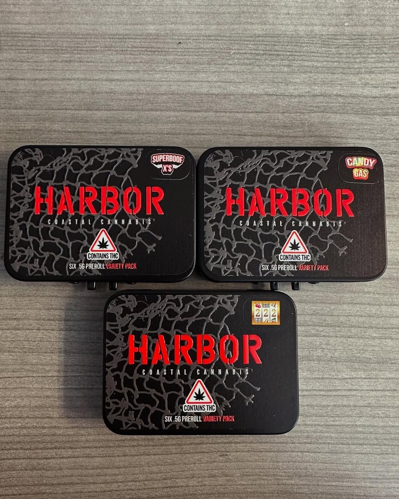 ​Half Gram Variety 6 Pack 	Harbor Coastal Cannabis -