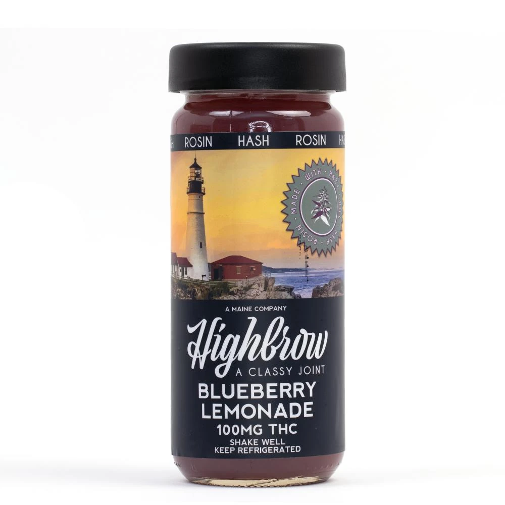 Highbrow Hash Rosin Blueberry Lemonade Drink