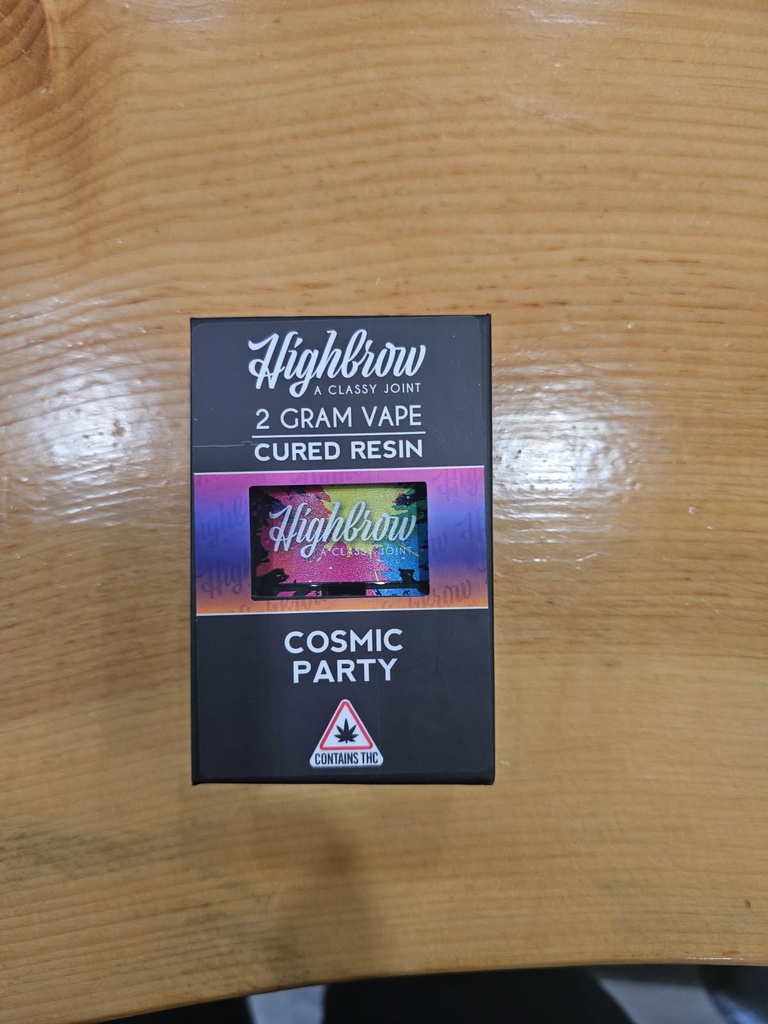 Highbrow - 2 Gram Cosmic Party Cured Resin Disposable
