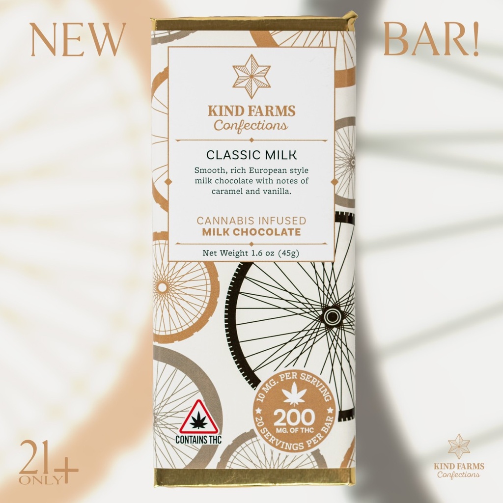 Kind Farms - 300mg Classic Milk Chocolate Bar