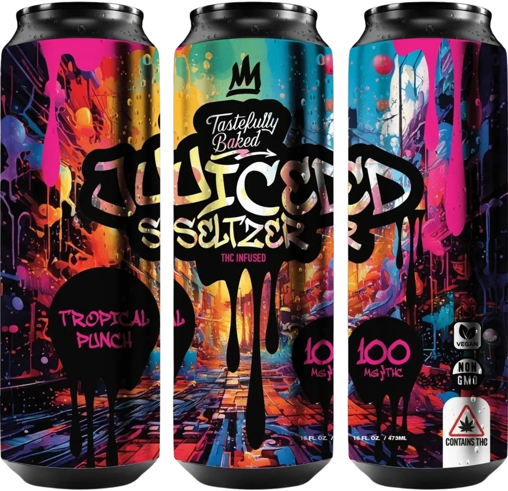 Tastefully Baked - Tropical Punch JUICED Cannabis-Infused Seltzer