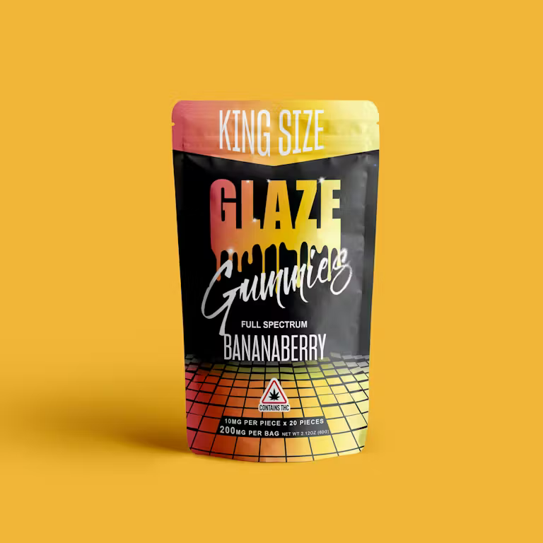 Glaze - 1000mg Banana Berry Gummies