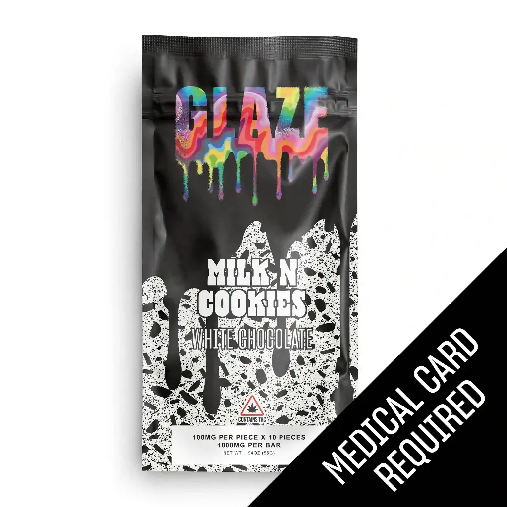 Glaze - Milk N' Cookies White Chocolate Bar