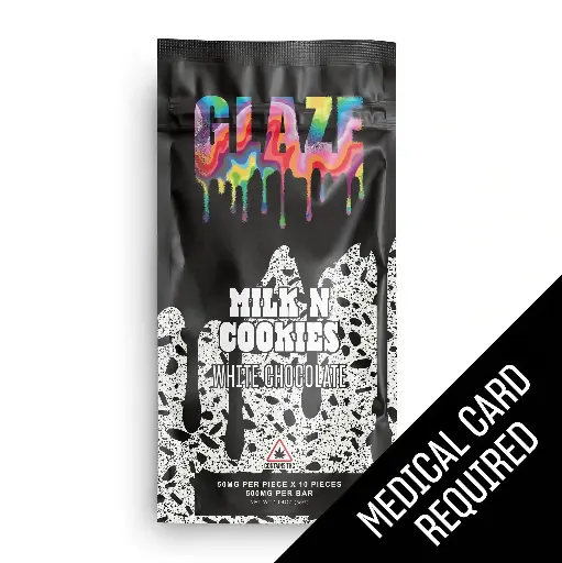 Glaze - Milk N' Cookies White Chocolate Bar