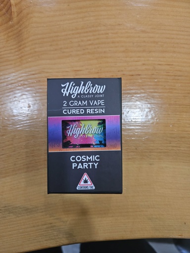 Highbrow - 2 Gram Cosmic Party Cured Resin Disposable