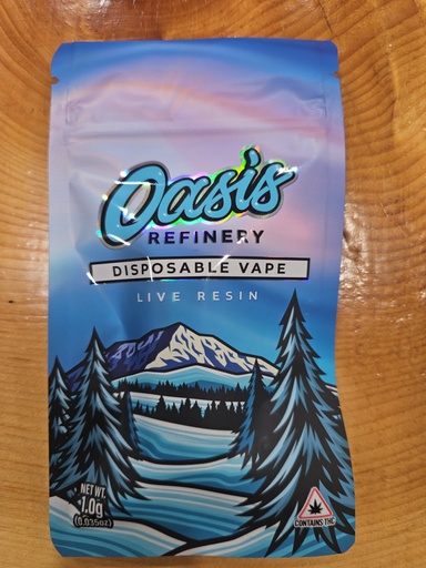 Oasis - Full Gram Live Resin Disposable Lineup