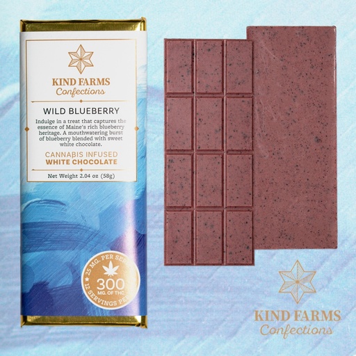 Kind Farms - 300mg Wild Blueberry Bar