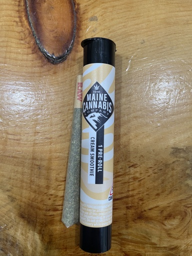 The Maine Cannabis Co - Cream Smoothie Preroll
