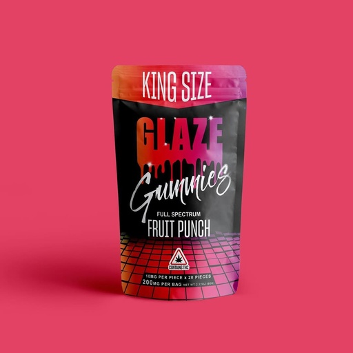 Glaze - 1000mg Full Spectrum Fruit Punch Gummies