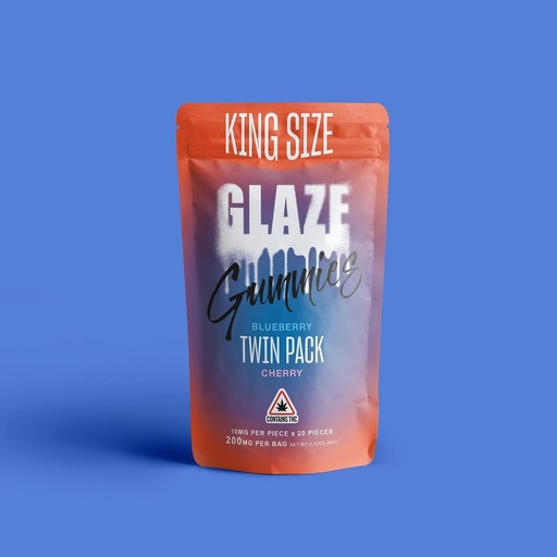 Glaze - 1000mg Blueberry Cherry Gummies