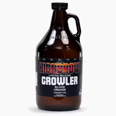 Highbrow - 1000mg Blood Orange Growler