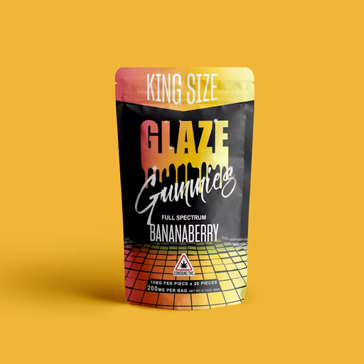 Glaze - 1000mg Banana Berry Gummies